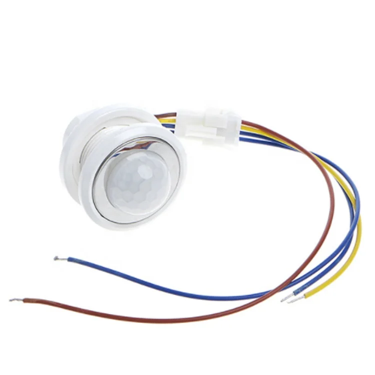 AC85-265V Small Adjustable PIR Motion Sensor Switch Detector for LED Light