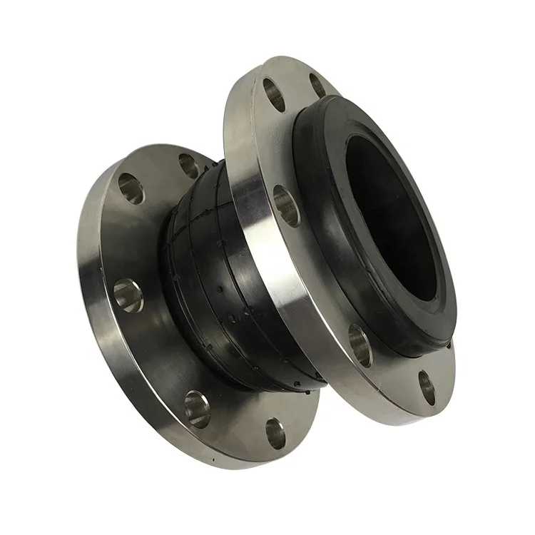 PN16 EPDM труба из неопрена поглощающие вибрацию фланцевые гибкие односферические резиновые компенсационные