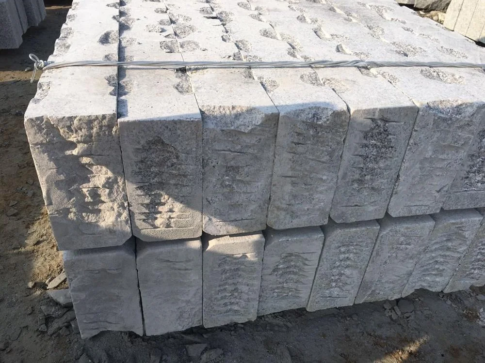 G341 Granite handmade kerbstone for the roadway