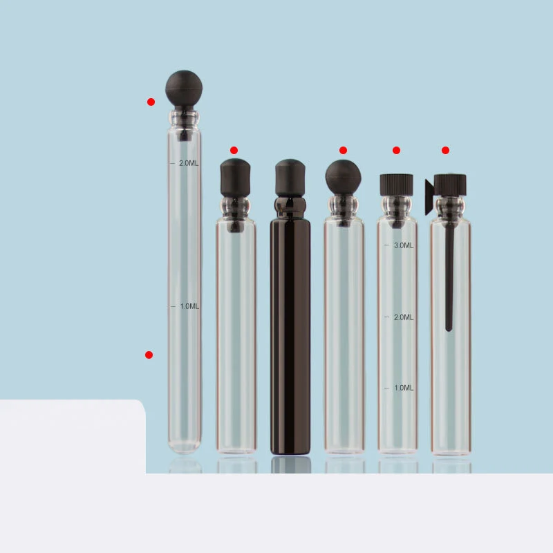 A variety of convenient slender perfume bottles plastic plug plug stick test tube perfume sample bottle perfume