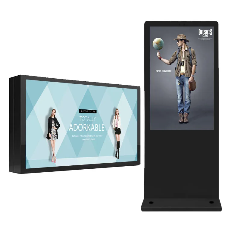Подвесной настенный экран TFT 8 мм 27 дюймов Ресторан ЖК-дисплей рекламы Digital Signage доска меню
