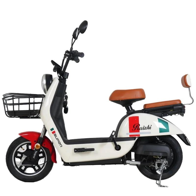 350/500W Electric Bicycle for Adults Single Speed 26-Inch Mountain Bike Rear Carrier Steel Frame 48/60V Motor 800W Power Output