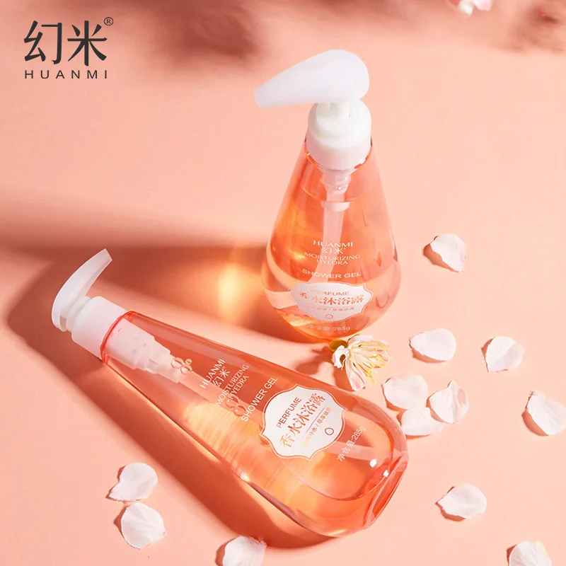 Best Selling Factory Price bath skin whitening rose perfume organic body spa custom private label natural organic Shower Gel