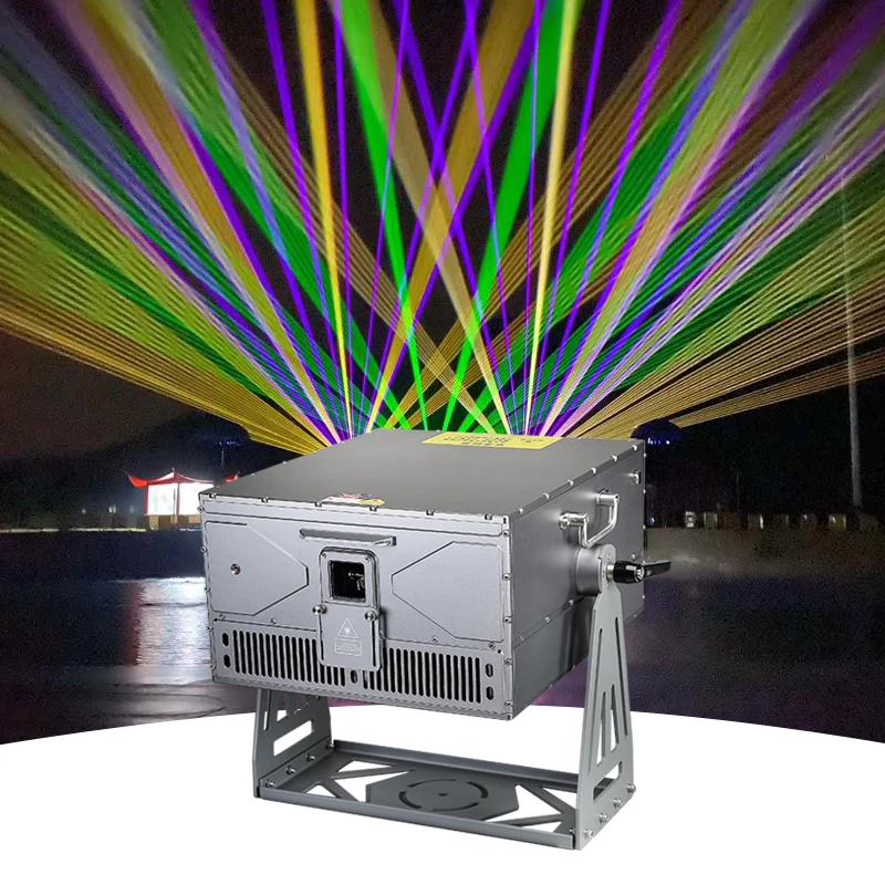 Светлая новейшая Водонепроницаемая 30 Вт Rgb Лазерная шоу Система встроенный Fb4-Net для использования на открытом воздухе