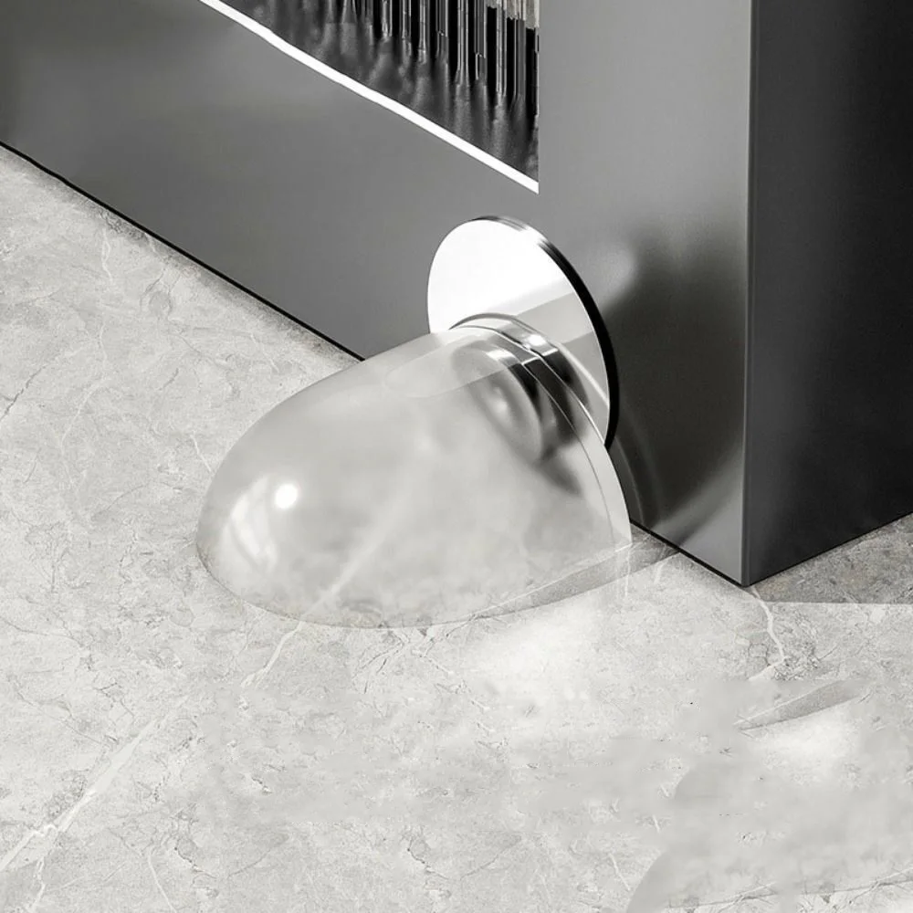 adhesive clear floor mount magnet door stopper invisible strong magnetic door stop