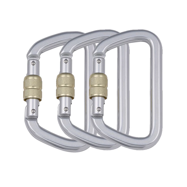 Factory wholesale lightweight metal mini carabiner 30KN