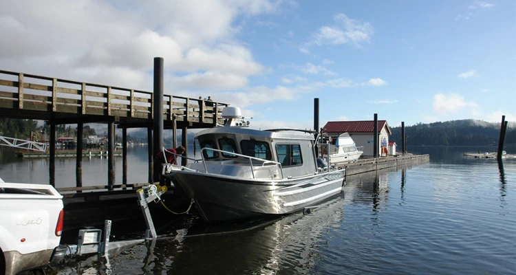 Kinocean  8.2m Aluminum Cabin  Boat Landing Craft Fishing Boat Rowing Vessel For Sale