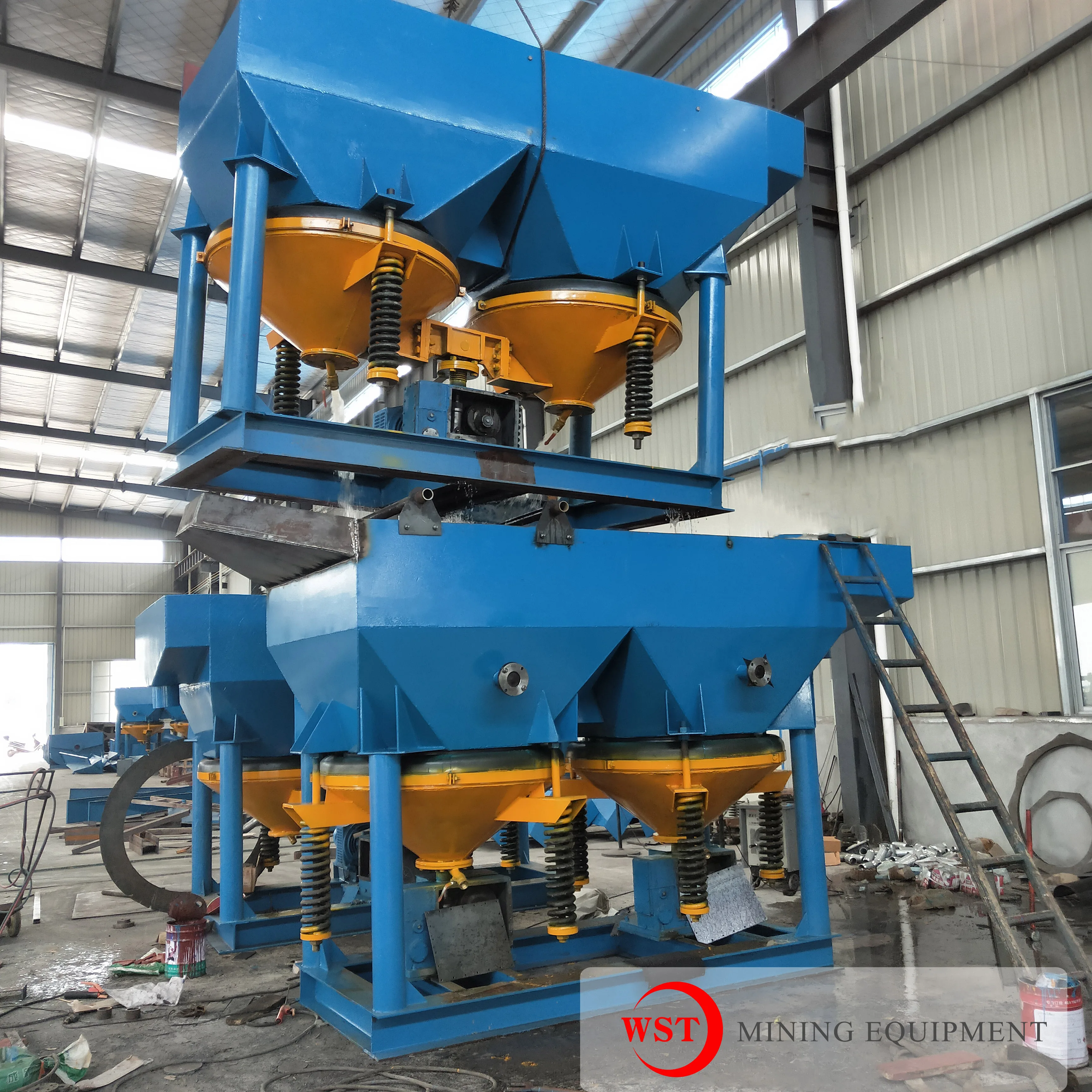 Alluvial Gold Processing Line Gold Mineral Sawtooth Wave Jig Machine JT1-1