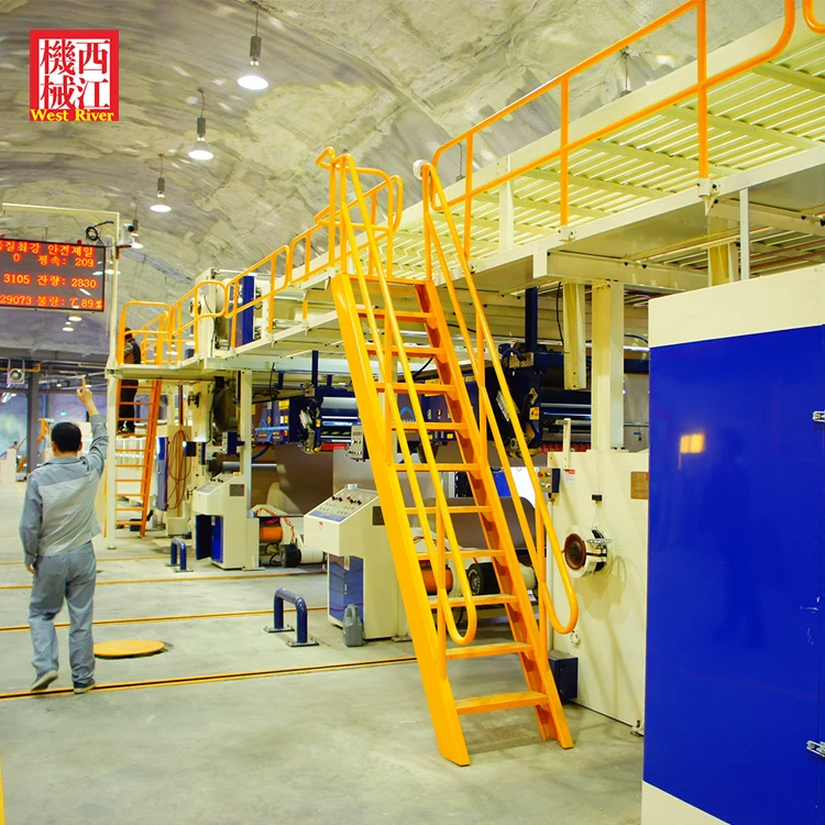 Best Quality Kraft Paper Corrugated Board Production Line 5min Fast Change Flute