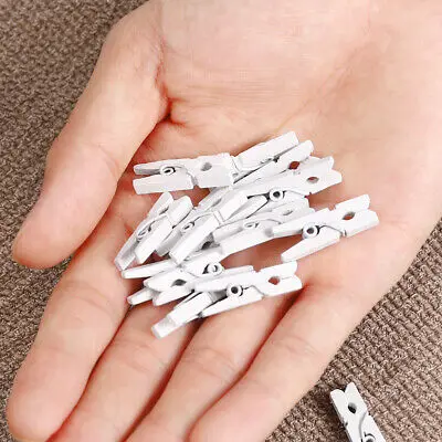 Wooden Clips, Mini Colored Clothespins,2.5cm,3.5cm,4.5cm Wood Craft Spring Clothespins for Home Arts Crafts Decoration