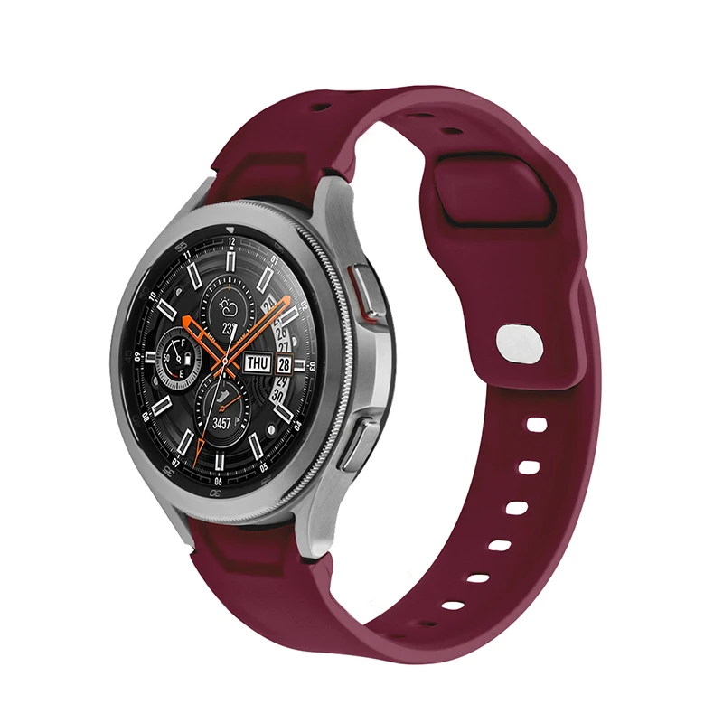 Ремешок силиконовый для Samsung Galaxy Watch 4 сменный классический браслет