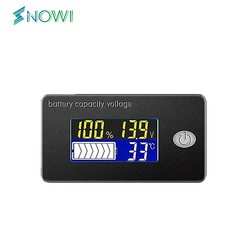JS-C35 Li-ion Lifepo4 Lead acid Battery Tester Capacity Indicator Meter Voltmeter Temperature Monitor 12V 24V 36V 48V
