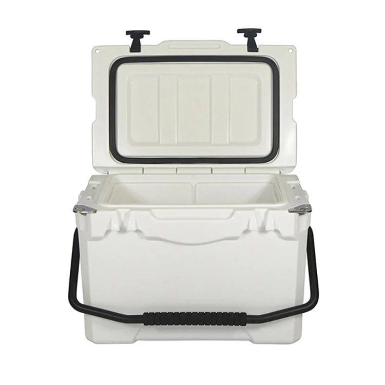 
25 Quart Ice Chest Rotomolded Heavy Duty Portable Beach Cooler Box with Durable Handles Ice Box Cooler 