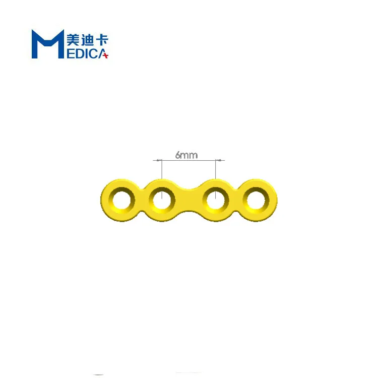 Orthopedic Maxillofacial plates Trauma Implants Manufacturer 2.0 mm  Maxillofacial straight Plates