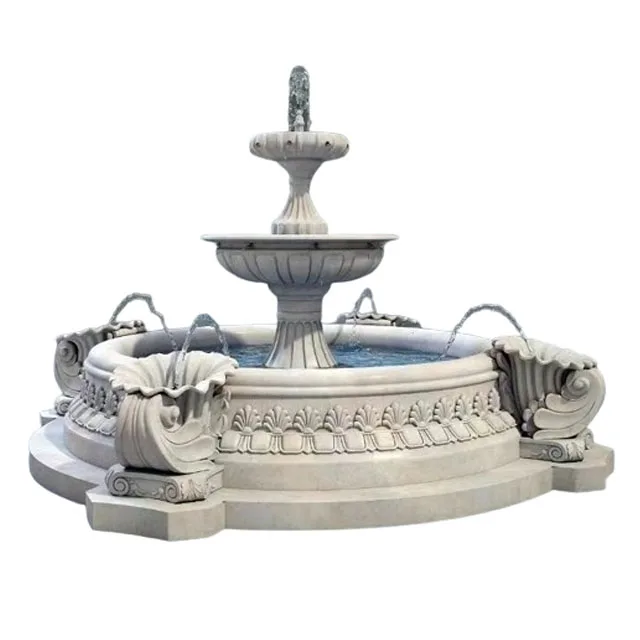 Silicone Art Flower Pot and Human Body Sculpture Fountain Mold Fiberglass Injection Mold