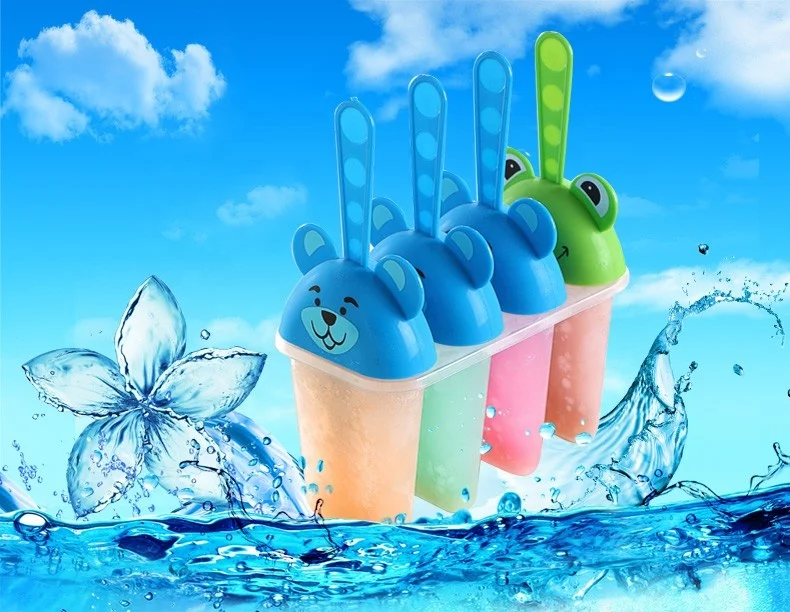 New Products Cartoon Pattern ice mold ice pop