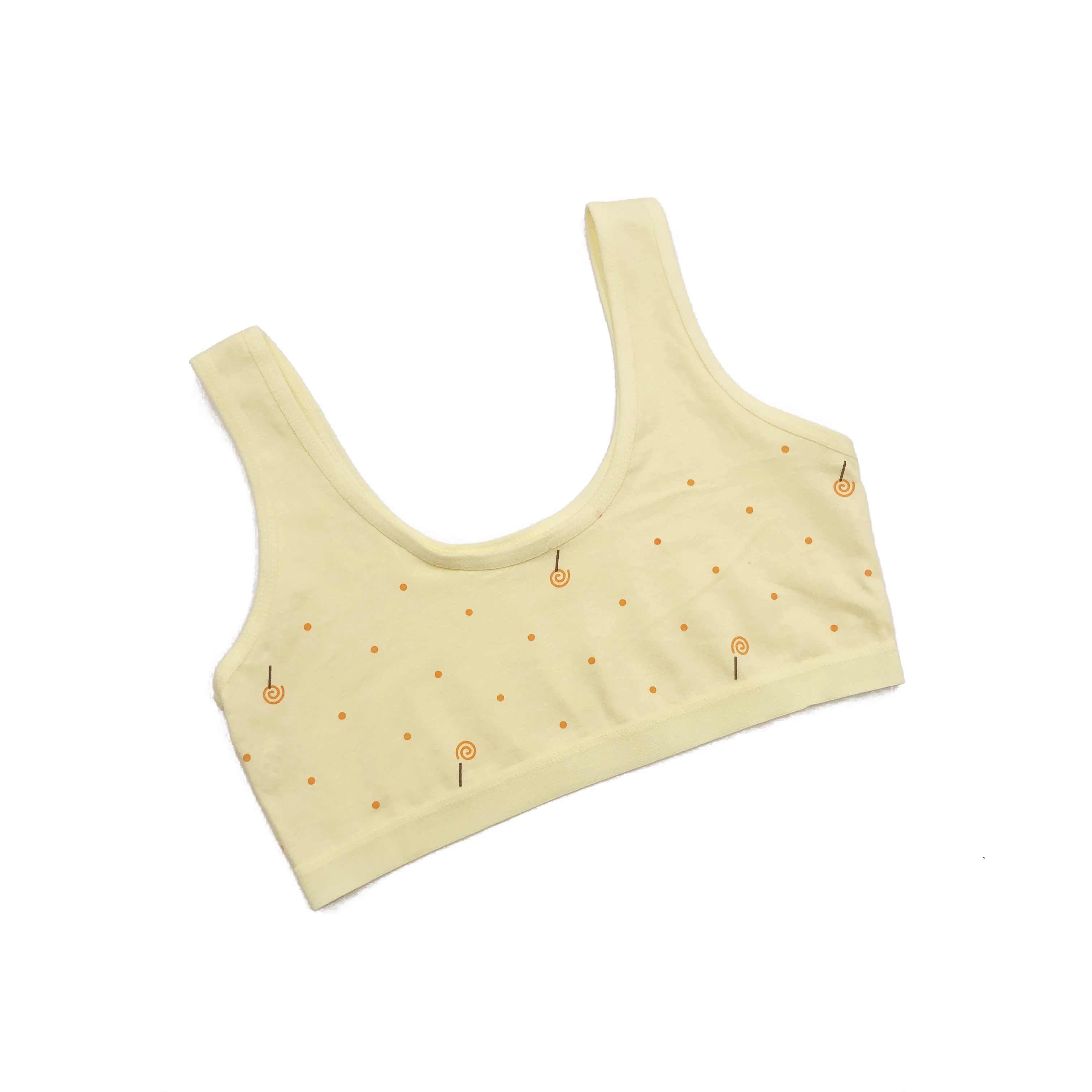 2022 New High Quality Girls Underwear Bra Cute Fashion Design Underwear For Kids Girls Cotton Bra Wholesale