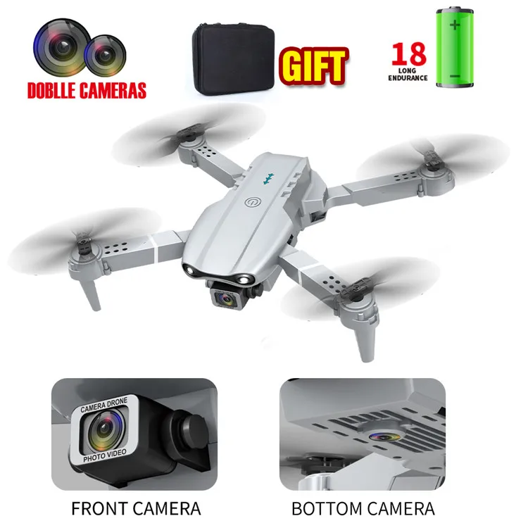 High Quality 4K Hd Camera Wifi Fpv Hj97 Drone Face Recognition Mini Drone Foldable Air Pressure Fixed High Quadcopter Drone