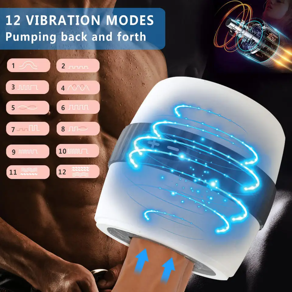 GF Electric clip suction masturbation massager penis exercise training airplane cup adult male sex toys magic cup Drop Shipping