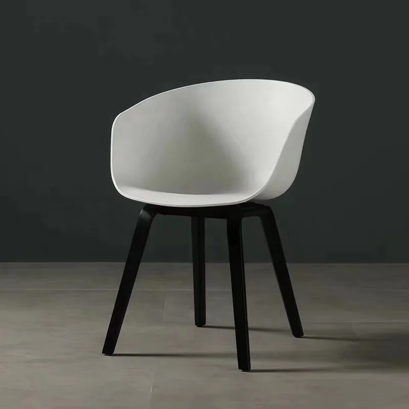 Plastic leisure Modern arm Restaurant Home living room leisure Dinning Chair