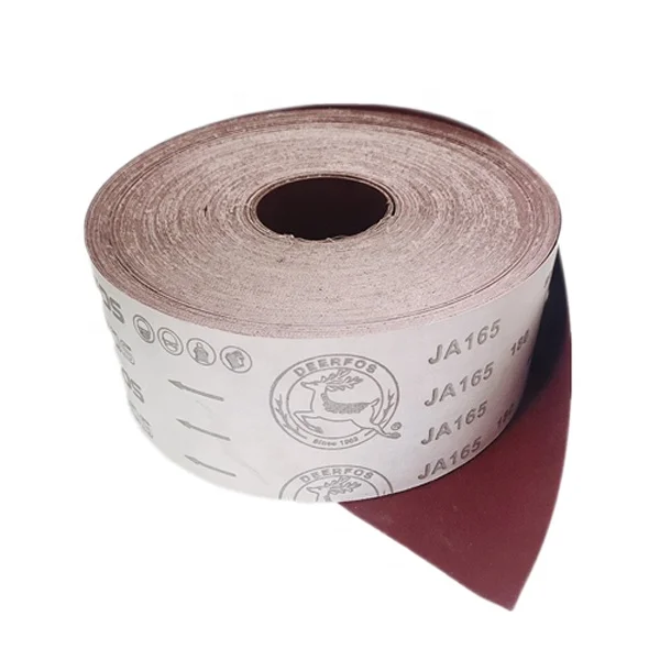 BAIXIN waterproof silicon carbide abrasive paper roll JA165 abrasive grit sanding paper metal band abrasive sandpaper