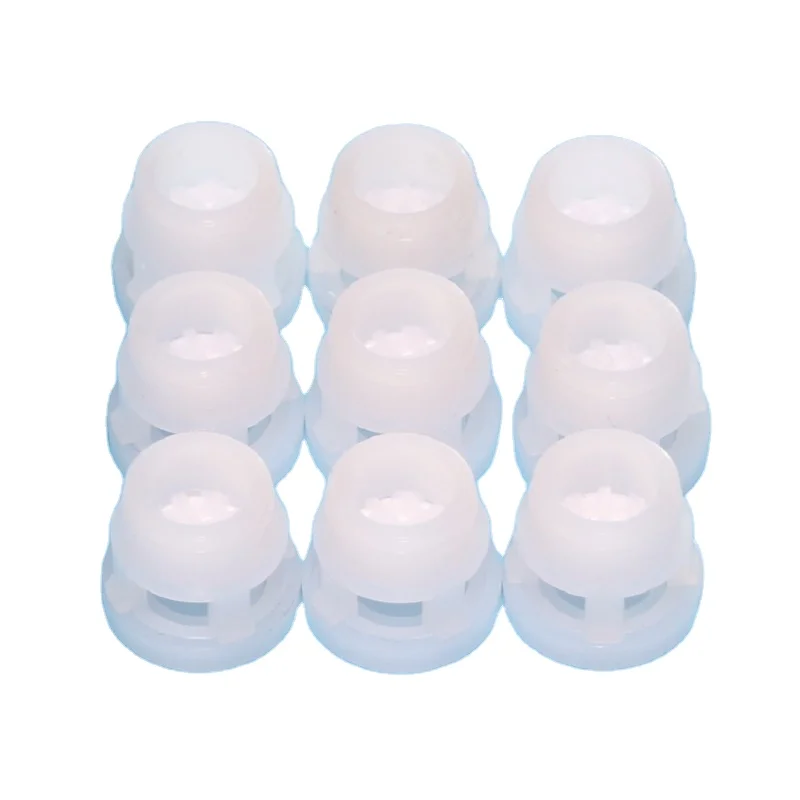 D17 White Plug in Breathable Vent for Chemical Packaging