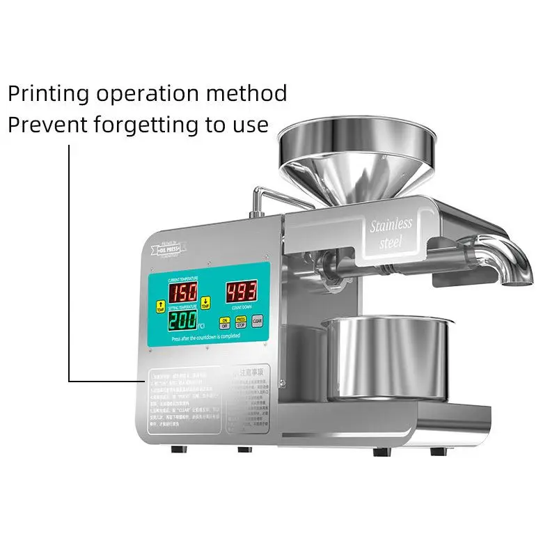 Commercial oil mill cold oil extractor machine seeds peanut nut oil press machine