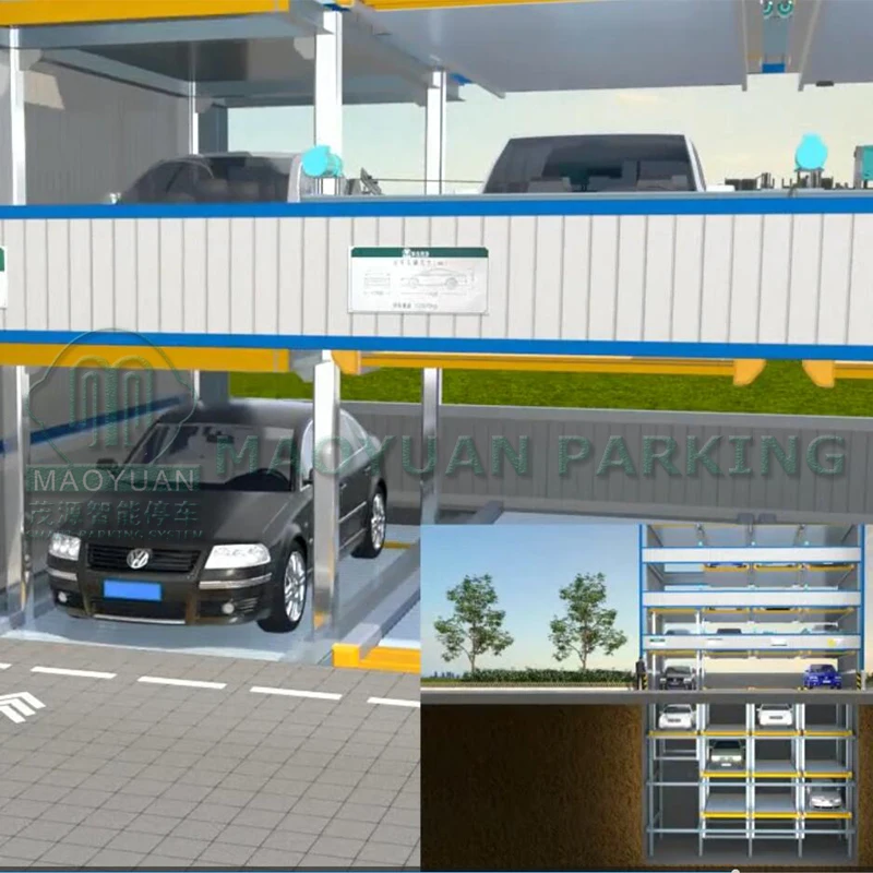 Multilevel mechanical parking system automatic car park solutions