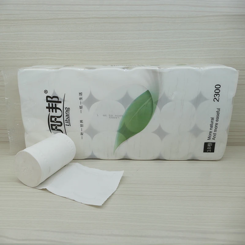 Cheap toilet paper water soluble 2/3/4/5 ply Bathroom Tissue Roll custom soft toilet tissue roll