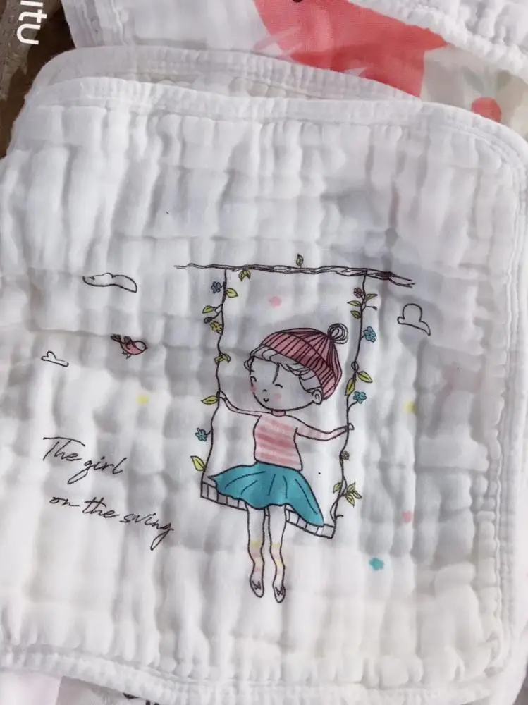 factory supplier 100% cotton new born baby wash towel muslin hand towel with logo baby wipe towel china product wholesale
