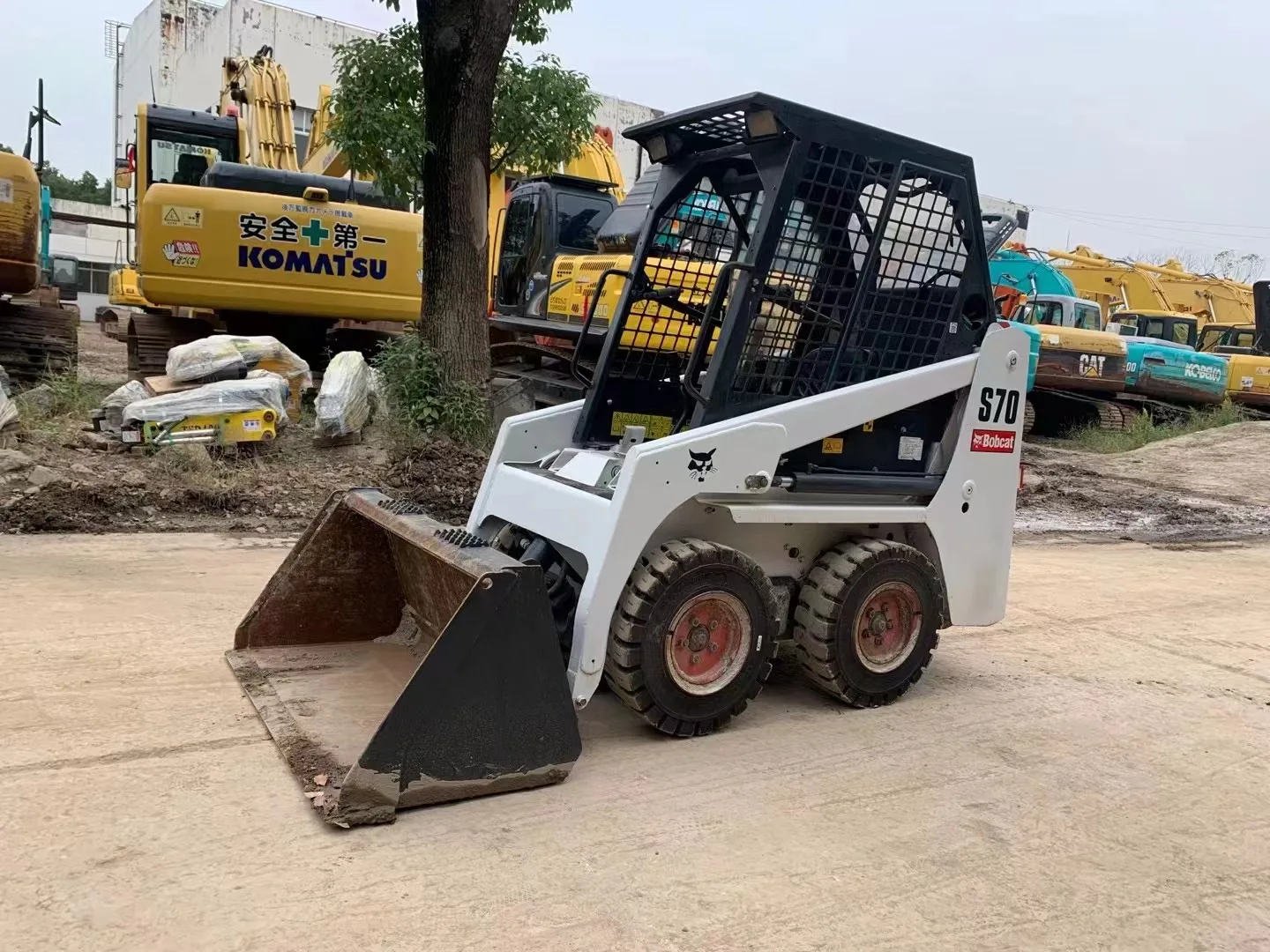 Second Hand Bob cat S70 Skid Steer Loader Wheel Loader Equipment Construction Machine