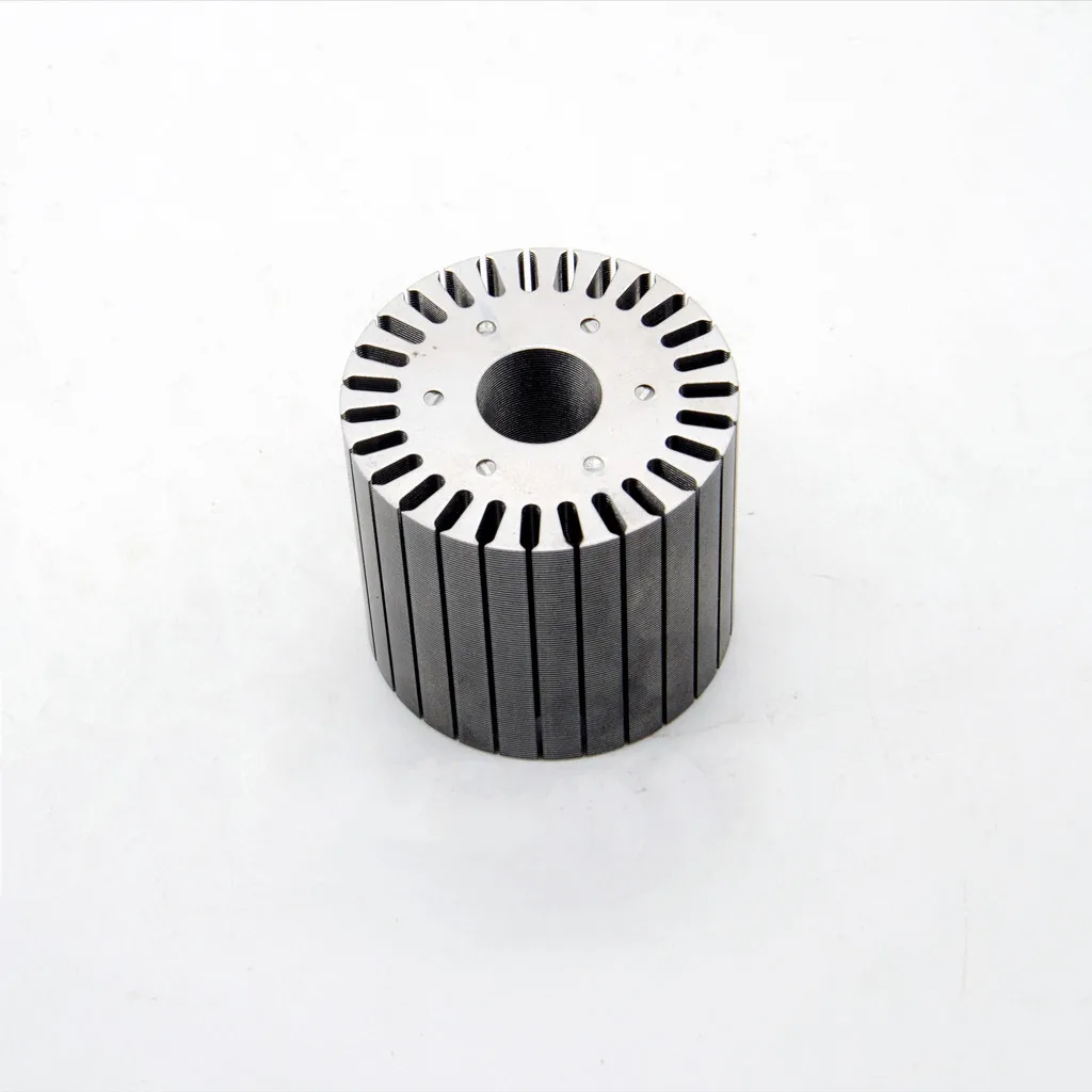 Custom 53 OD high speed rotor silicon steel stamped laminated rotor low voltage motor cores high permeability stator rotor