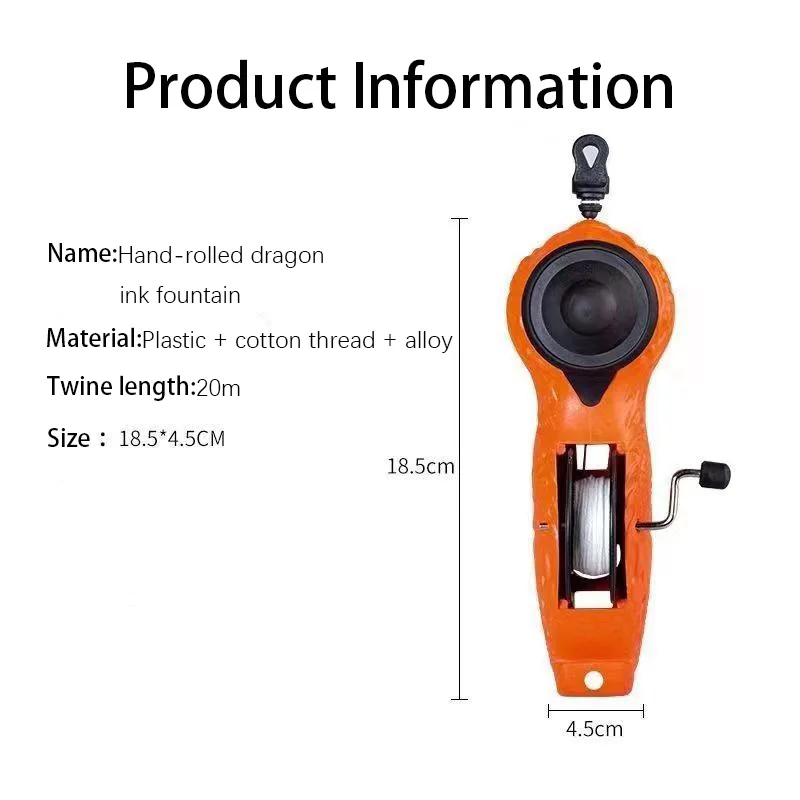 High Quality Dragon Ink Marker Hand-Roll for Woodworking and Building Measurement New Release