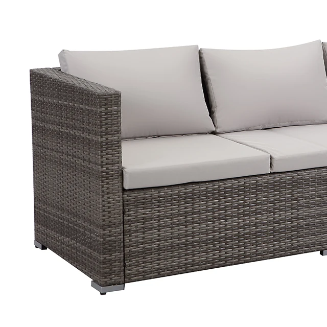 Furniture Outdoor Leisure Rattan Wicker Sectional Garden Sofa Set  41.9593