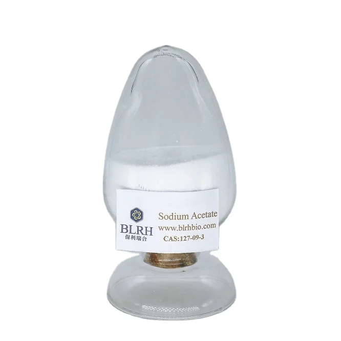 Пищевой промышленный безводный ацетат натрия тригидрат