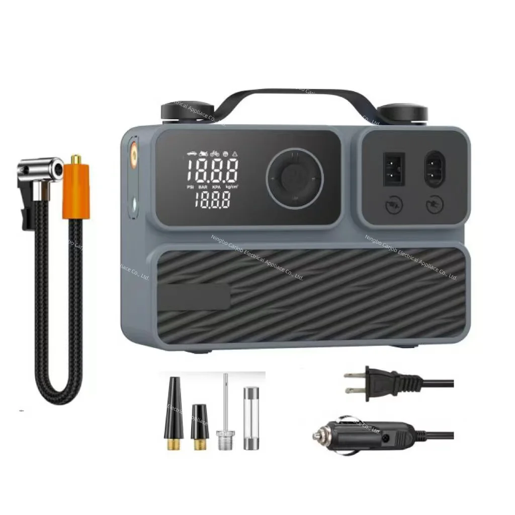 Hot Sale  120V-240V AC/12V DC tire inflator with good price  for  tire tyre inflators