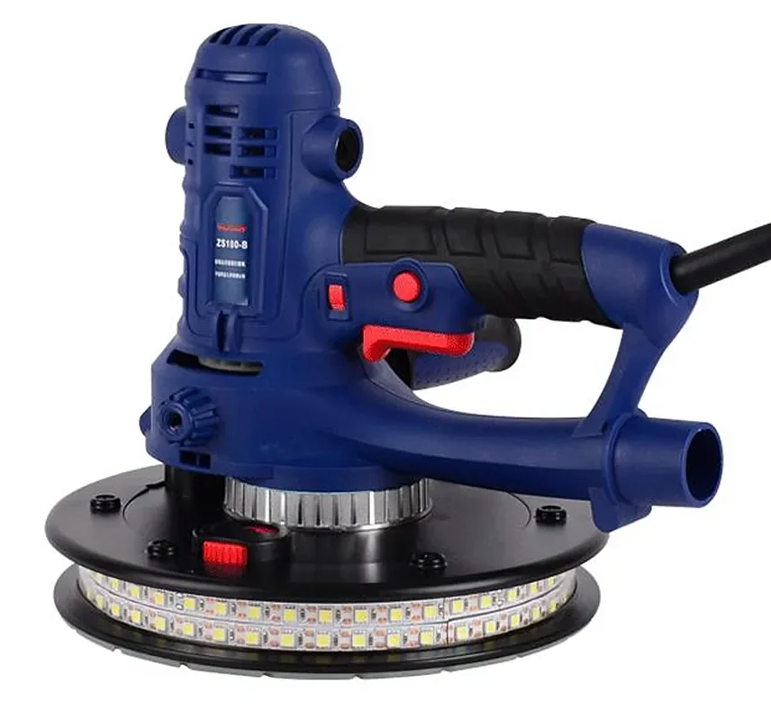 Drywall Sander, Handheld Electric Drywall Sander with Vacuum Attachment and Variable Speed, Sheetrock Sander Machine