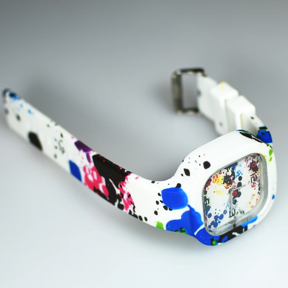 Newest 5ATM Waterproof TOP Quality Watch Custom Jelly watch Silicon small order watch