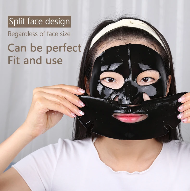 Корейская кристаллическая маска для лица с коллагеном и черным бамбуковым углем удаления акне от оригинального производителя