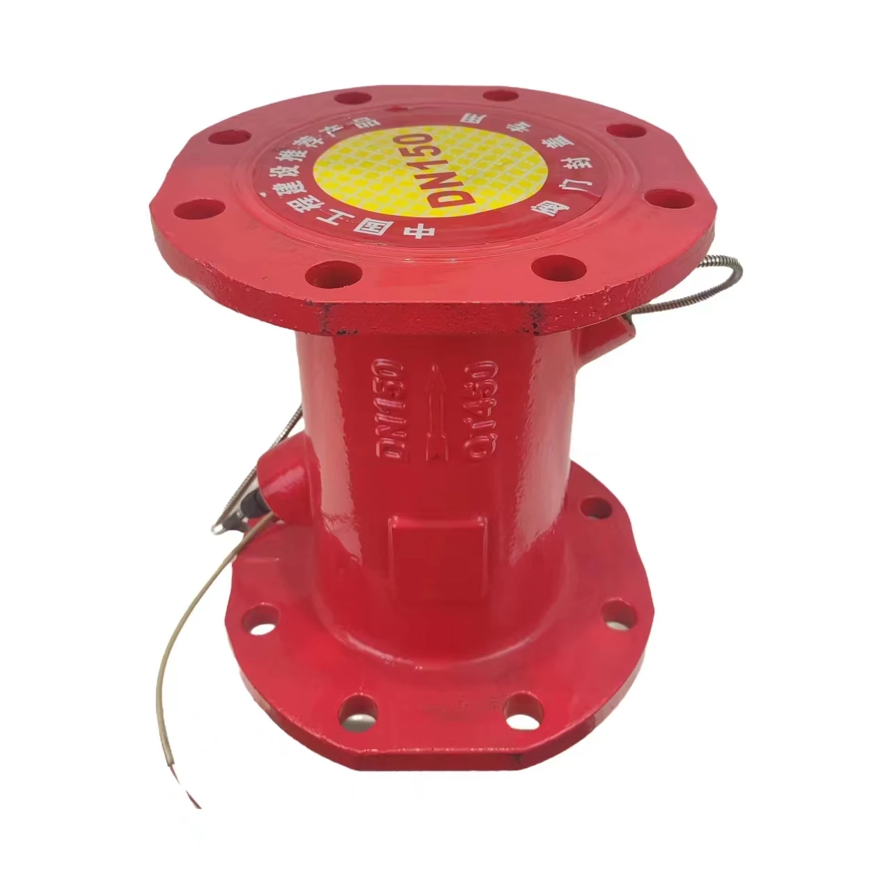 The flange of the fire-fighting ultrasonic flowmeter is connected with the flowmeter flow switch flange pressure switch.