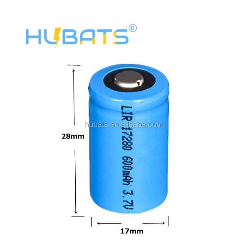 Free shipping 17280 600mAh 3.7v Li-ion Battery cell customized for digital applications