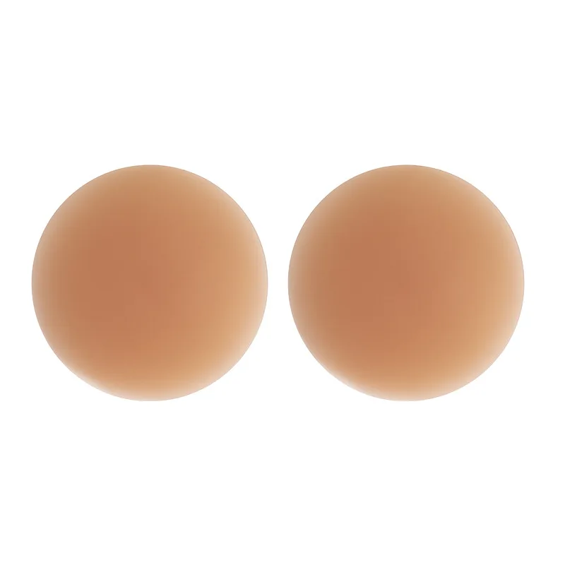 Matte Silicone Pads Women Sticky Reusable Nipple Covers Breast Pasties Comfortable Adhesive