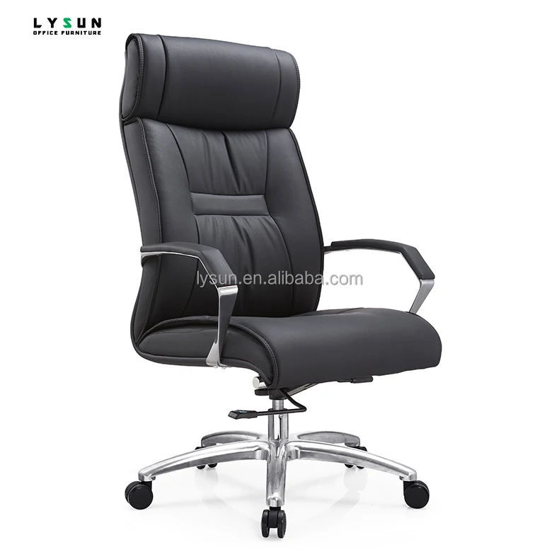 Factory cheap classic ergonomic PU leather executive boss leather office chair