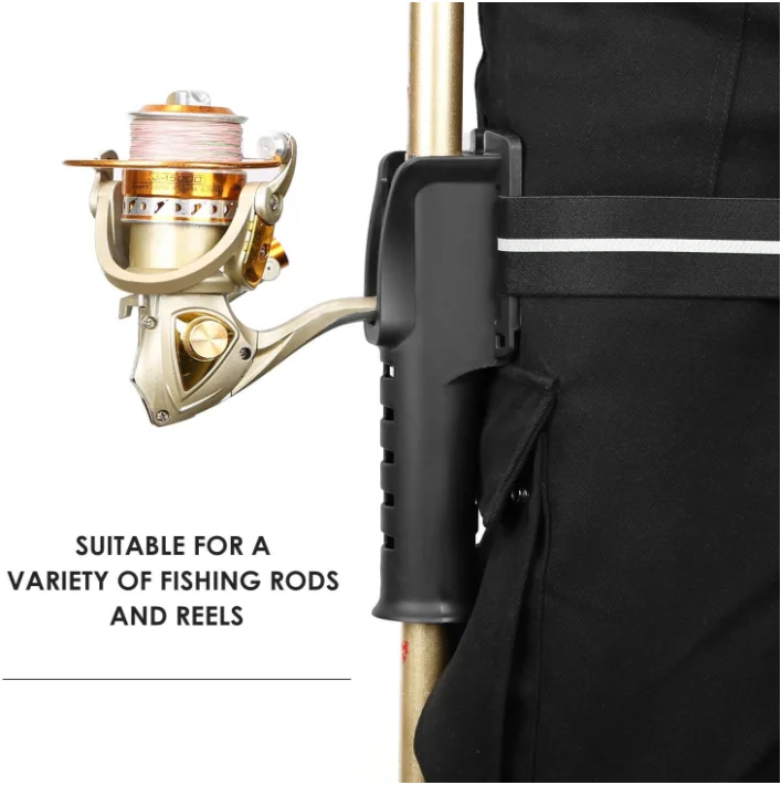Portable Waist Belt Fishing Rod Holder Portable Fishing Rod Insert Outdoor Fishing Rod