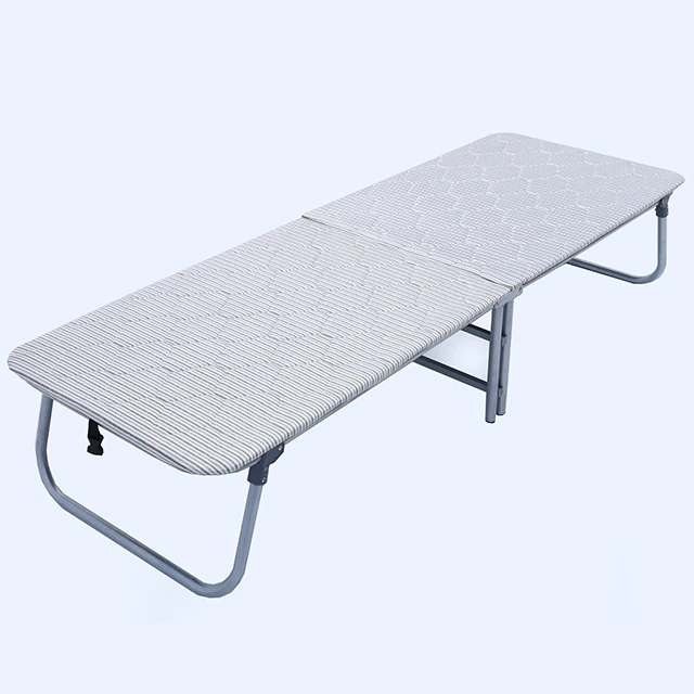 
Indoor and outdoor balcony camping rollaway metal folding sofa sleeping bed army folding metal bunk bed with mattress 