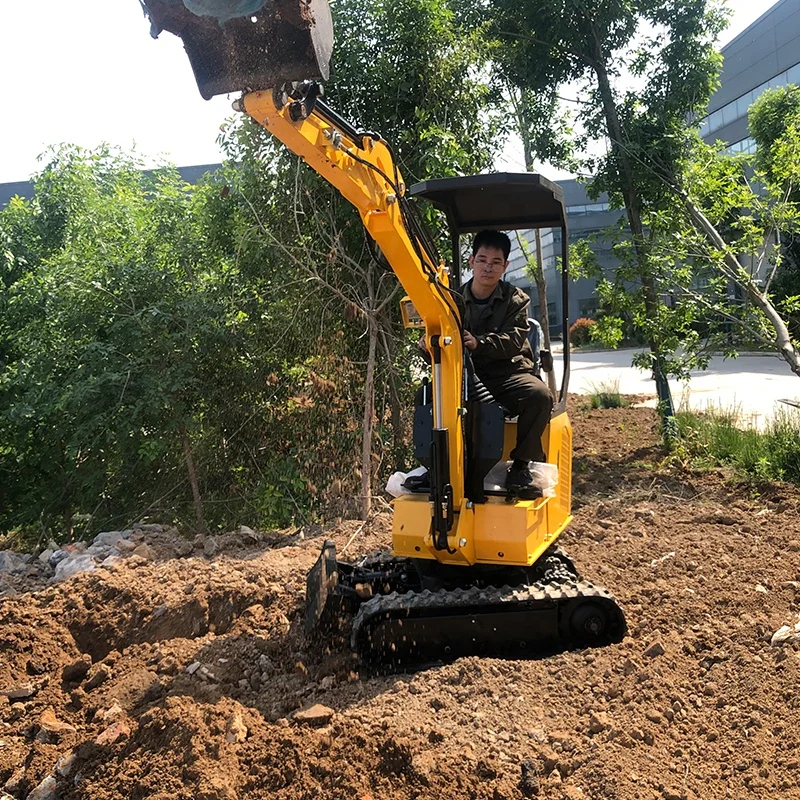 Китайский дешевый CE EPA EURO5 1 тонна 2 тонны бытовой микроэкскаватор Гидравлический Гусеничный мини-экскаватор