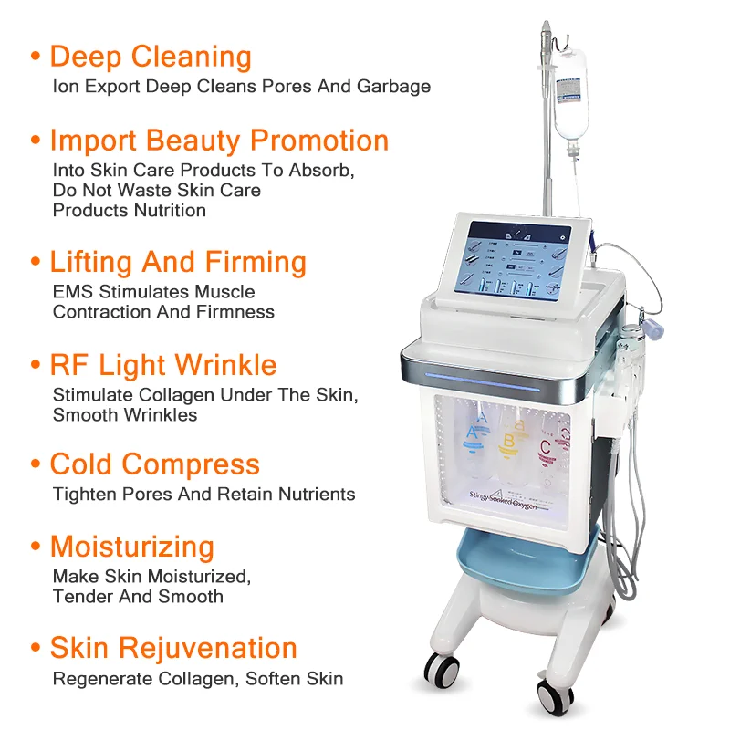 Factory Wholesale Small Bubbles Remove Pimples Clean Pores Machine Guangzhou Beauty Machine