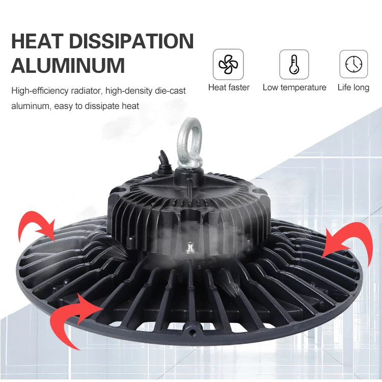 Intelligent Efficiency Waterproof IP65 Outdoor AC 100w 150w 200w Smd 3030 Project Led Highbay Light