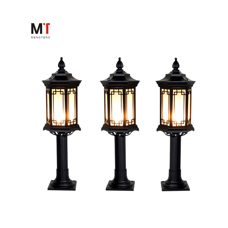 Уличный забор, монтируемый столб, освещение для сада, декоративные ворота, колонны, парковый свет