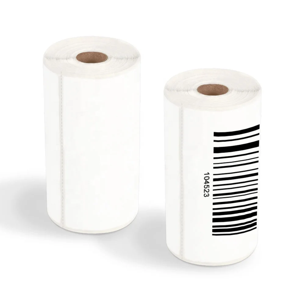 75X65mm 72g Waterproof Thermal Printer Label Thermal Label Paper Roll Thermal Paper Stickers Shipping